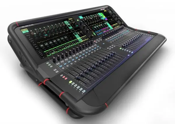 Allen & heath avantis digital mixing desk rental, smaller than a dlive desk but just as powerful