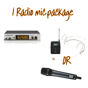 1x Radio Microphone Package
