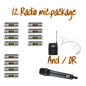 12x Radio Microphone Package