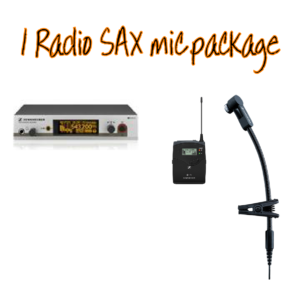 Sennheiser E908B Sax Radio Microphone Package